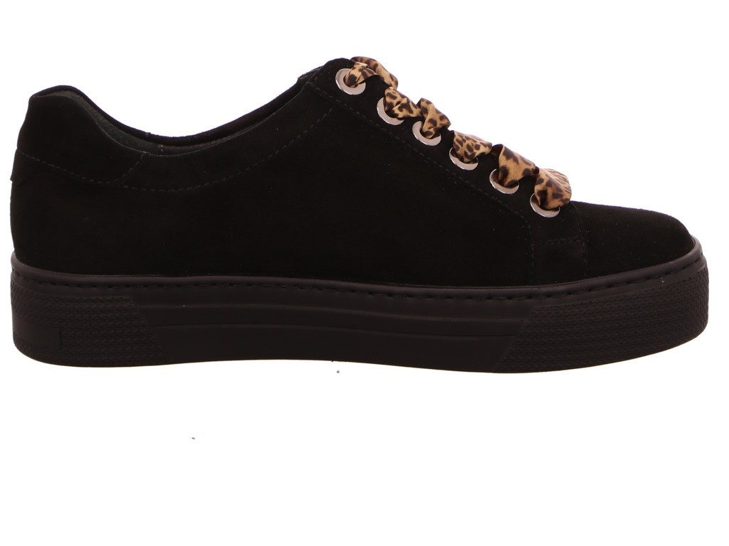 SEMLER Sneaker schwarz SAMT-CHEVRO