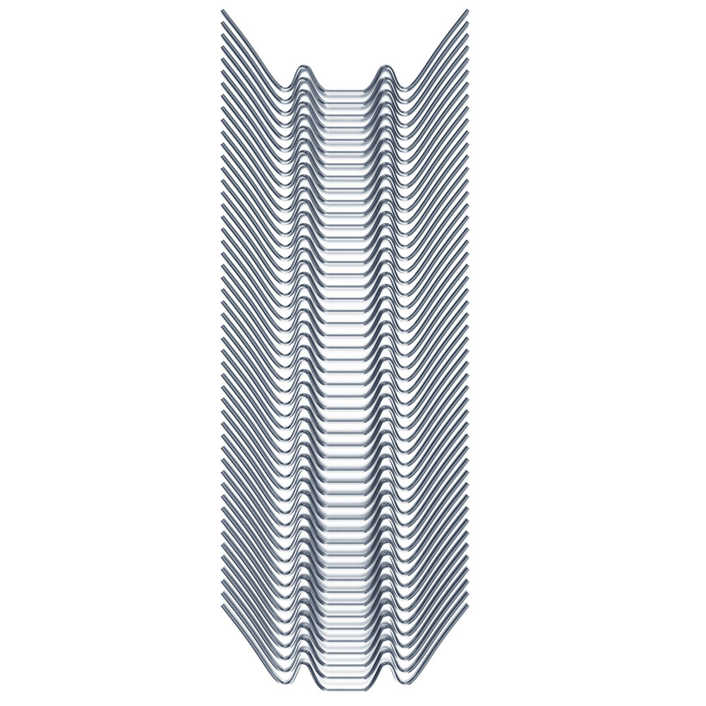DEUBA Gewächshausklammern Stahl 50er Set 8,5 x 3cm silber