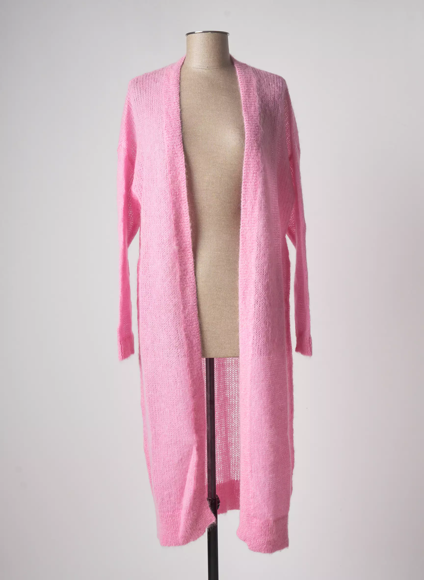 Les Tricots De Lea Cardigans Femme couleur rose