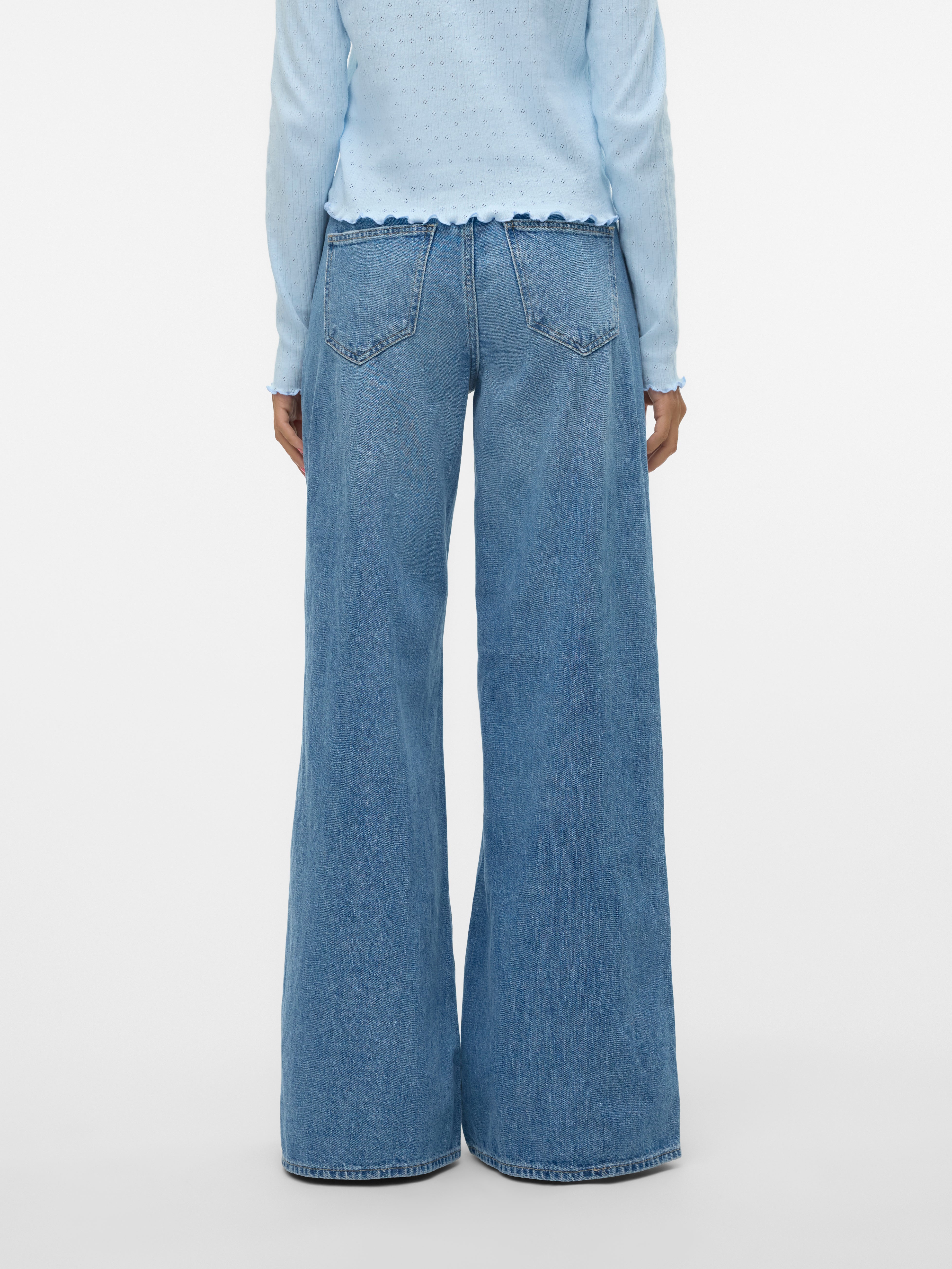 VMANNET Mid Rise Weit geschnitten Jeans