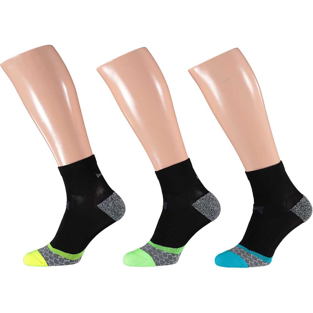 Xtreme 9 Paar Multi Black Laufsocken