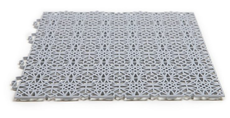 Andiamo Kunststoff-Fliesen Terra Sol, Packung, 7 St., Outdoor Klickfliesen, 38x38 cm, Set mit 1 qm, 2 qm, 5 qm, UV-beständig