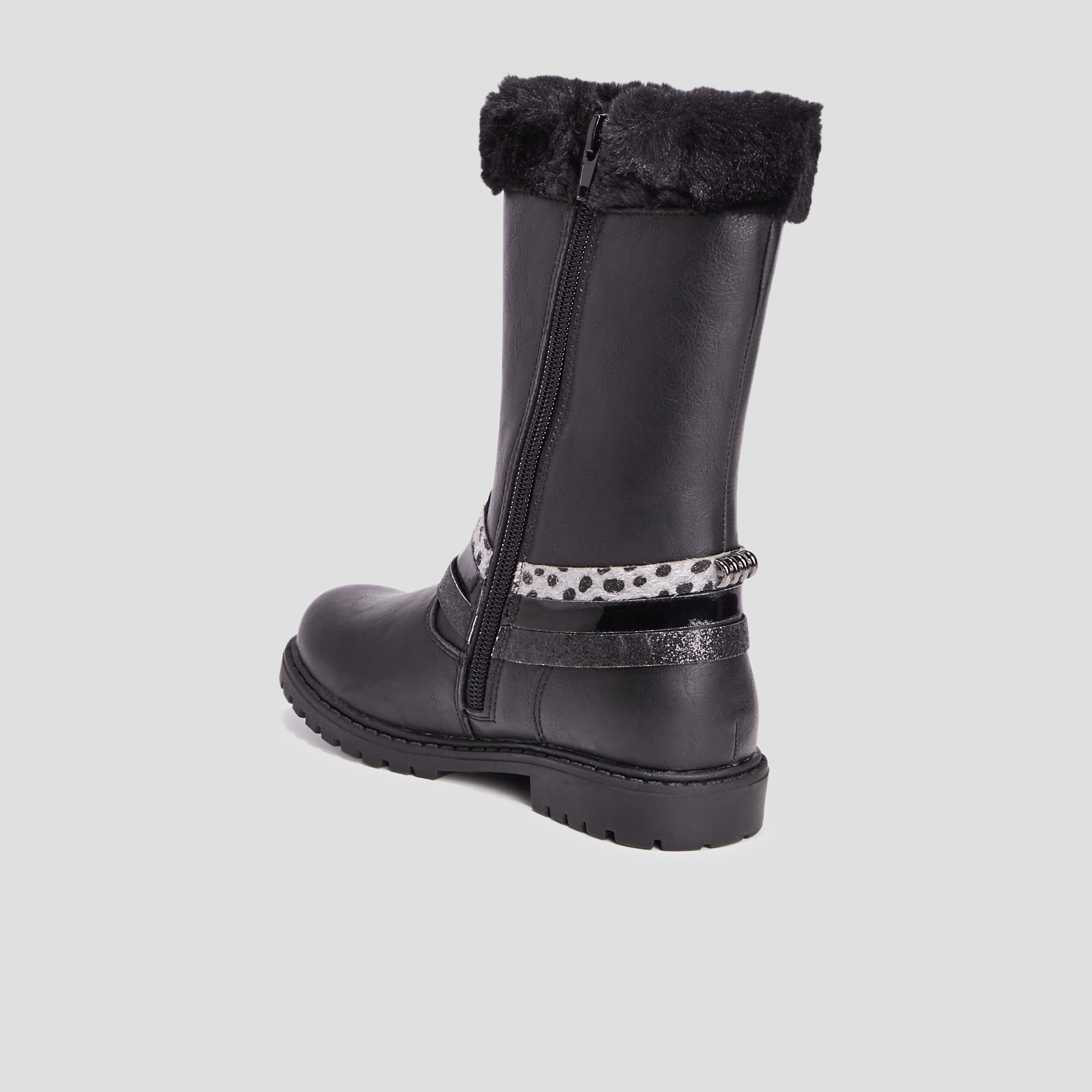 Bottes Lulu Castagnette noir fille | La Halle