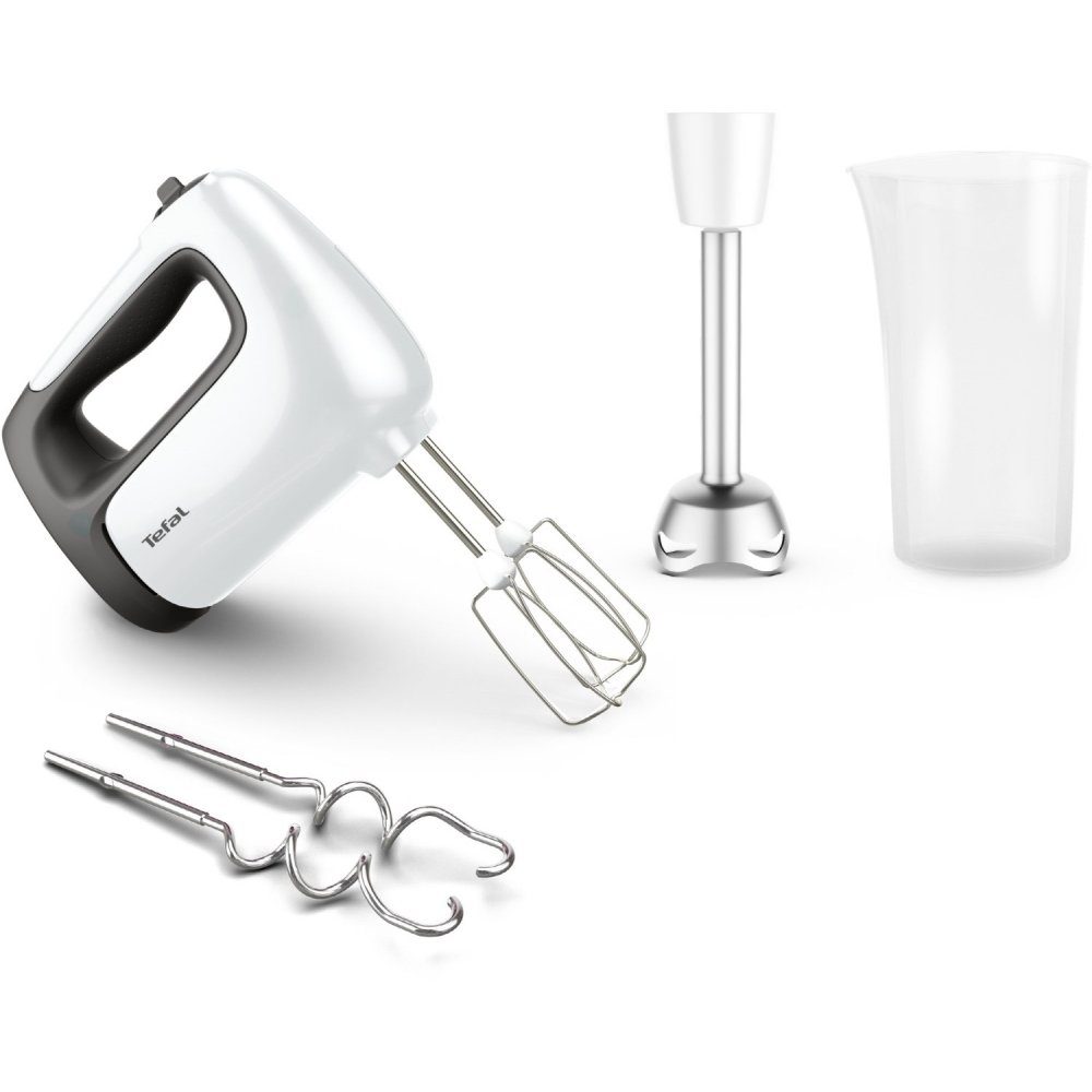 Tefal Handmixer Prep'Mix+ HT462 - Handmixer - weiß/schwarz