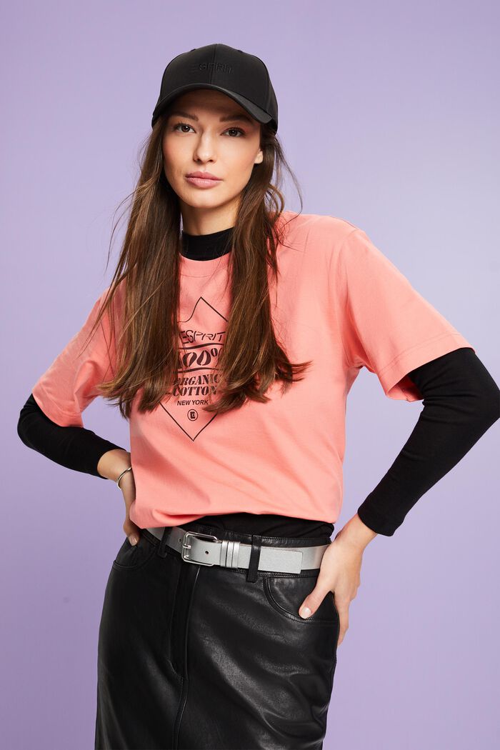 T-Shirt aus Bio-Baumwolle mit Print