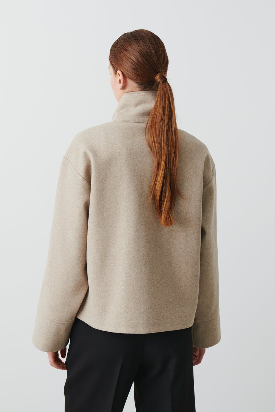 Short felt jacket