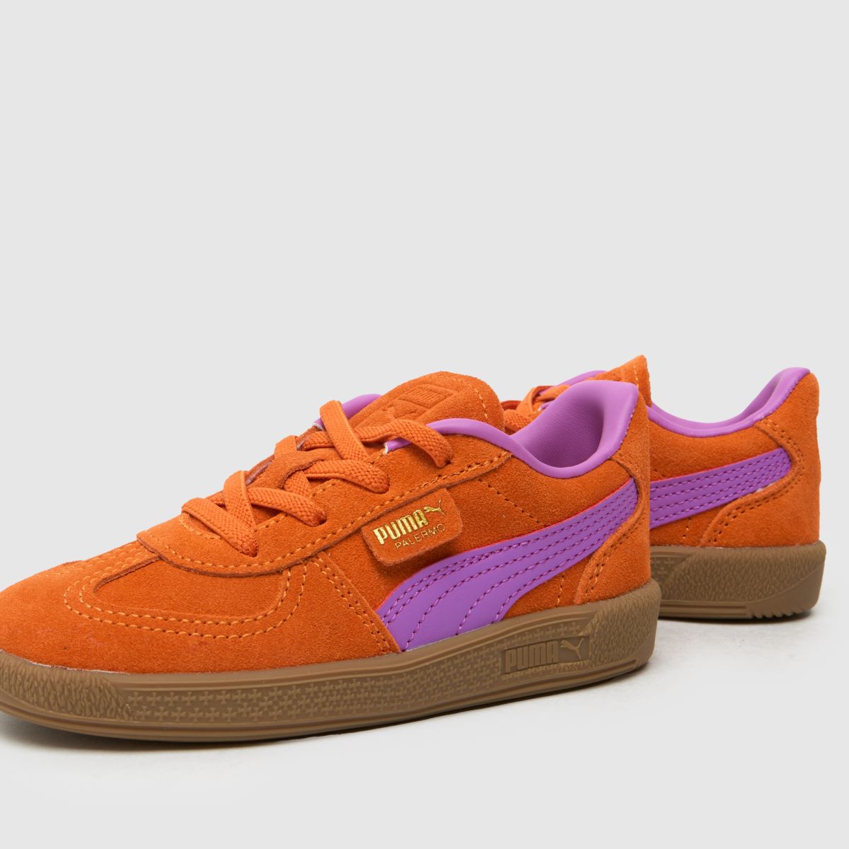 PUMA oranžni multi palermo dekliški športni copati za malčke