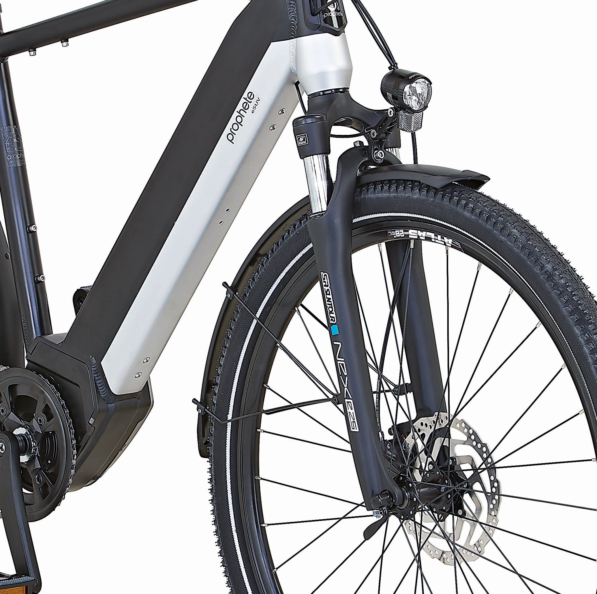 Prophete E-Bike Entdecker InsideTwo, 10 Gang Shimano Deore Schaltwerk, Kettenschaltung, Mittelmotor, 630 Wh Akku