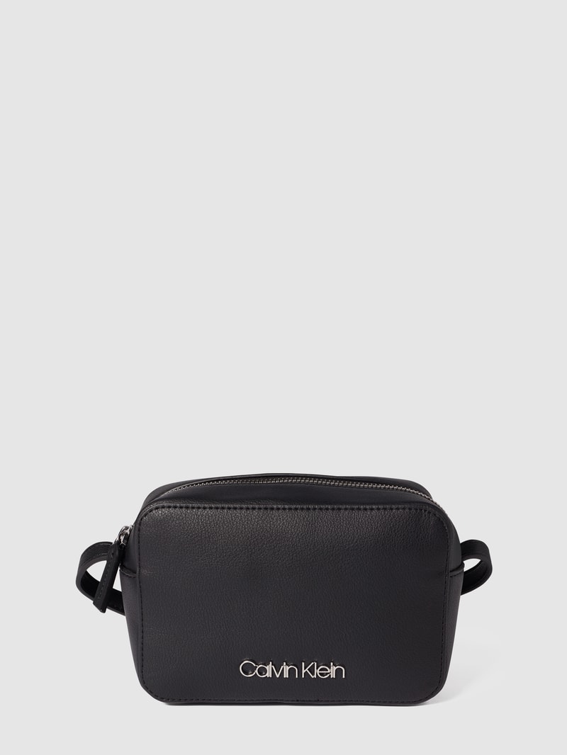 Camera Bag mit verstellbarem Schulterriemen in schwarz