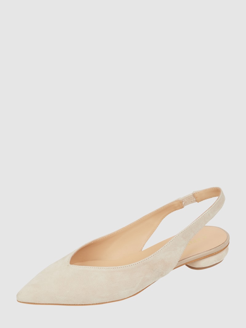 Ballerinas mit Slingback in beige