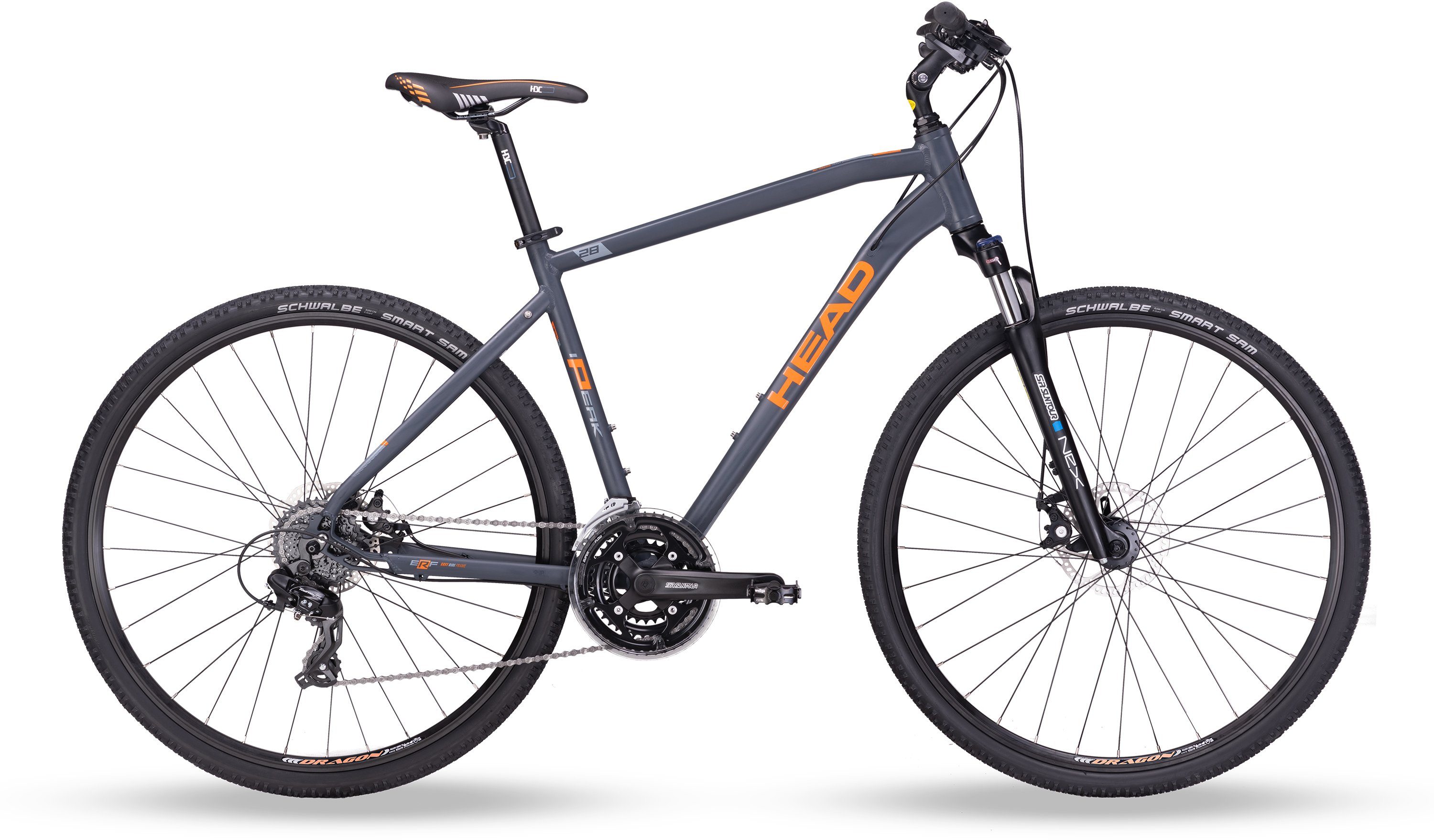Head Crossrad I-Peak I, 24 Gang Shimano RDTX800 Schaltwerk, Kettenschaltung