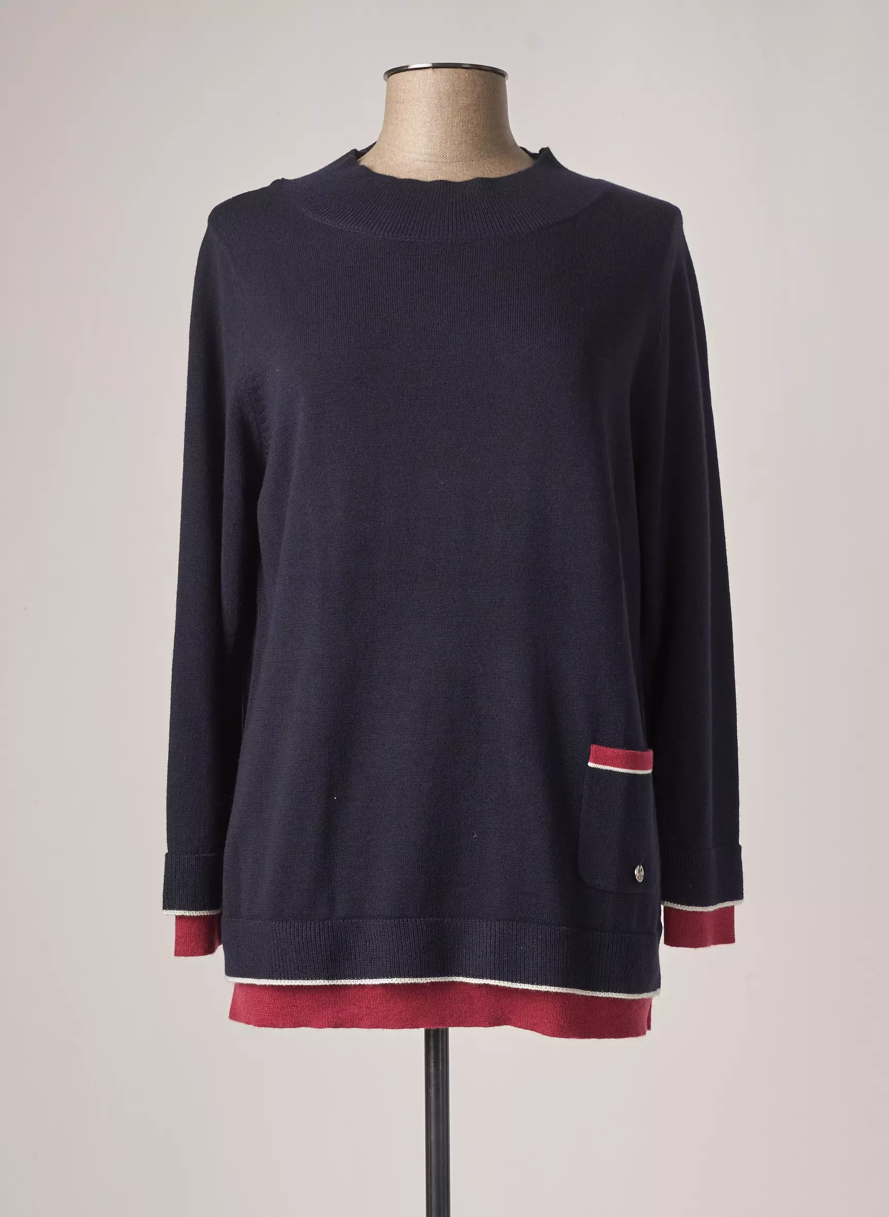 Hajo Pull Tuniques Femme couleur bleu