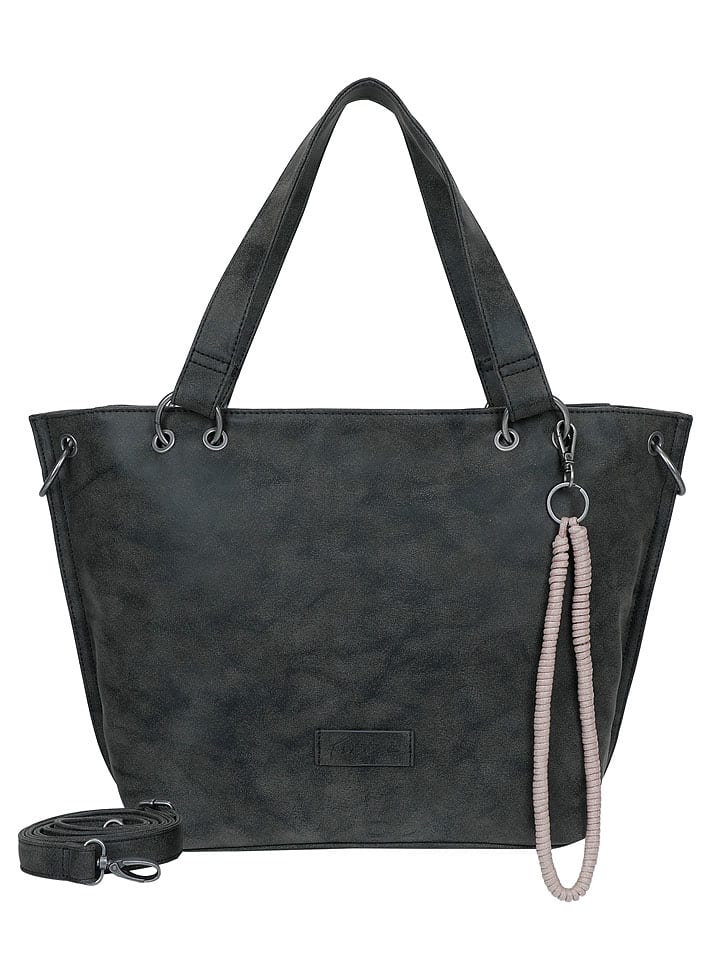 Fritzi aus Preußen Schultertasche in Schwarz - (B)12 x (H)31 x (T)40 cm günstig kaufen onesize