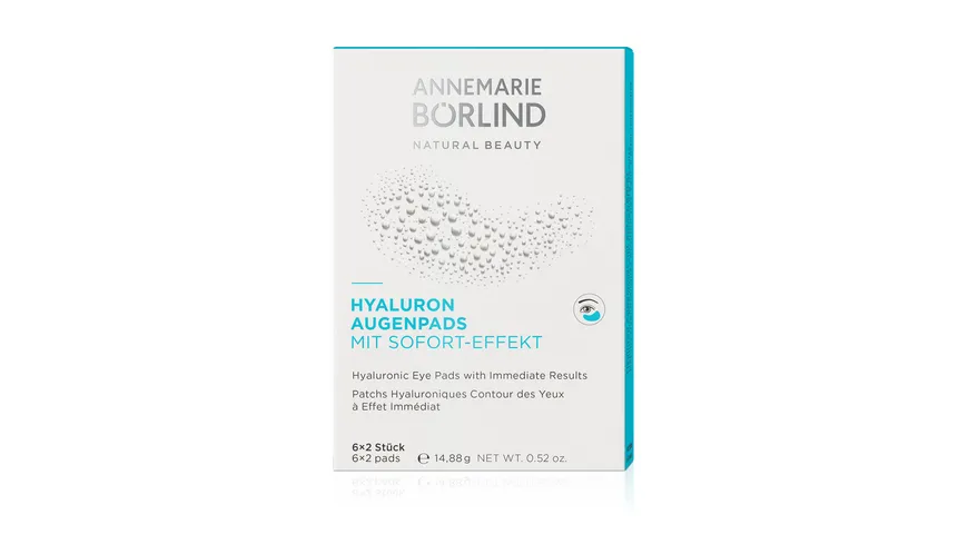 ANNEMARIE BÖRLIND HYALURON AUGENPADS mit Sofort-Effekt