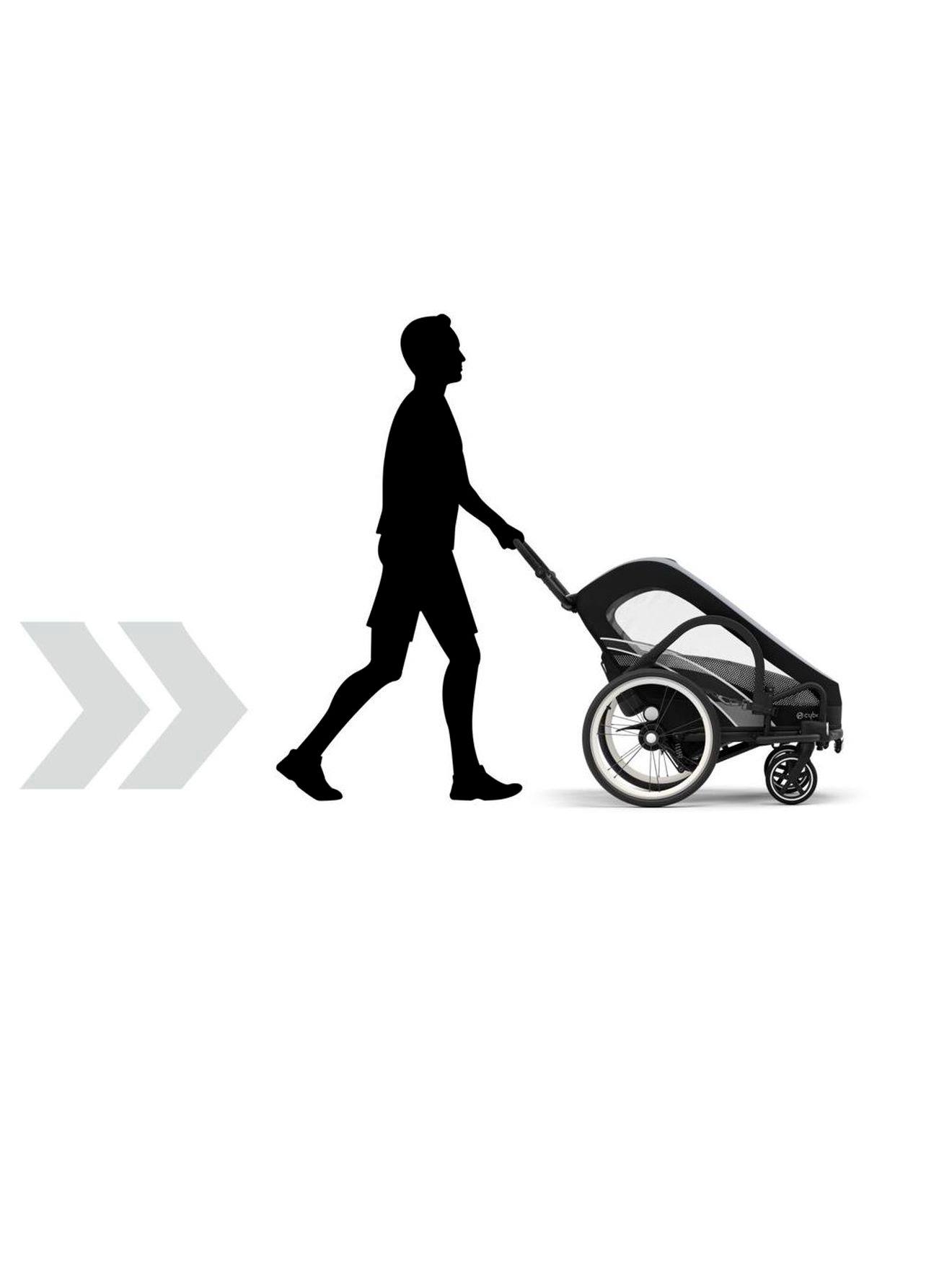 Poussette Zeno bike One Box CYBEX noir