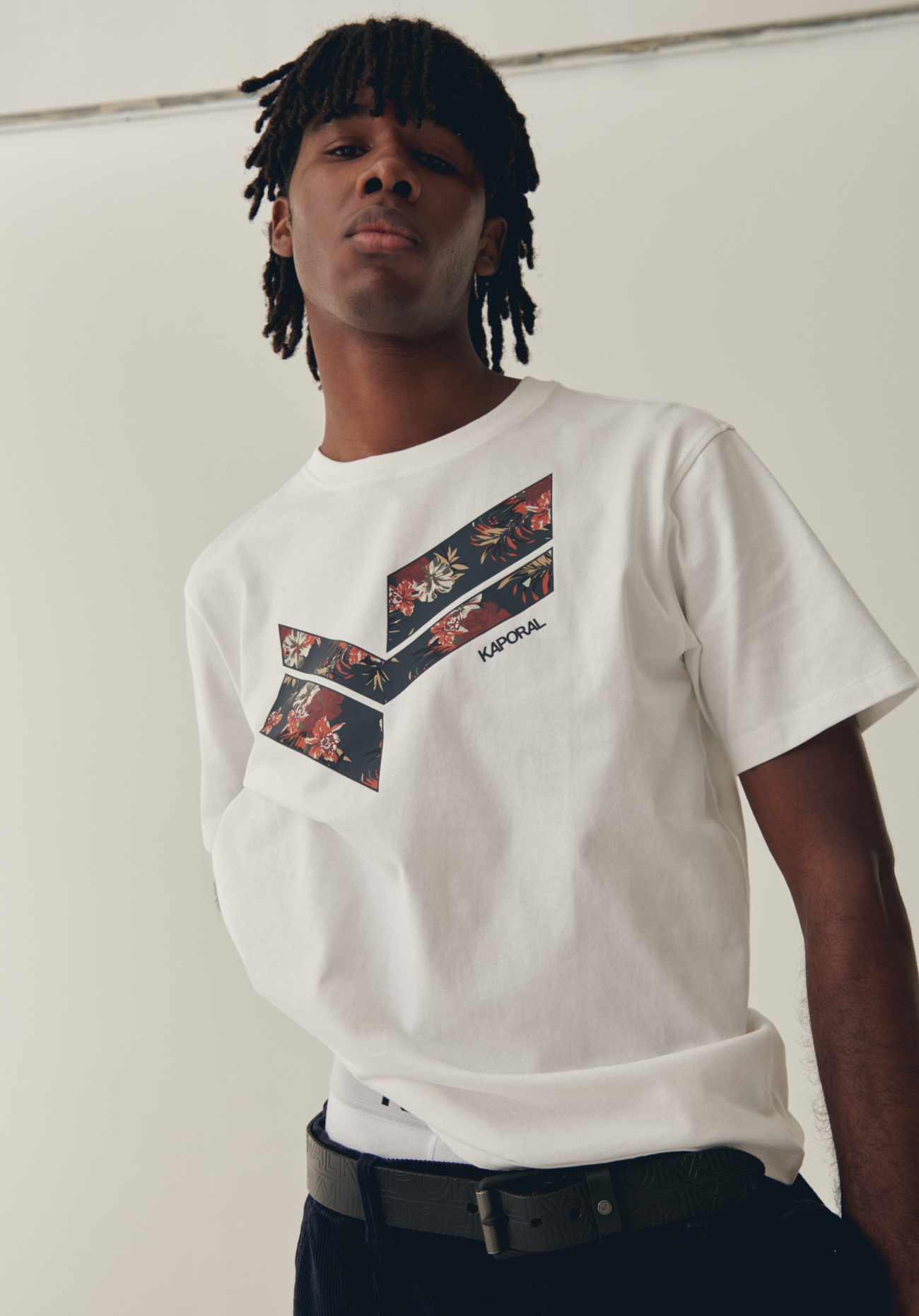 RIZZO  T-shirt blanc homme 100% coton