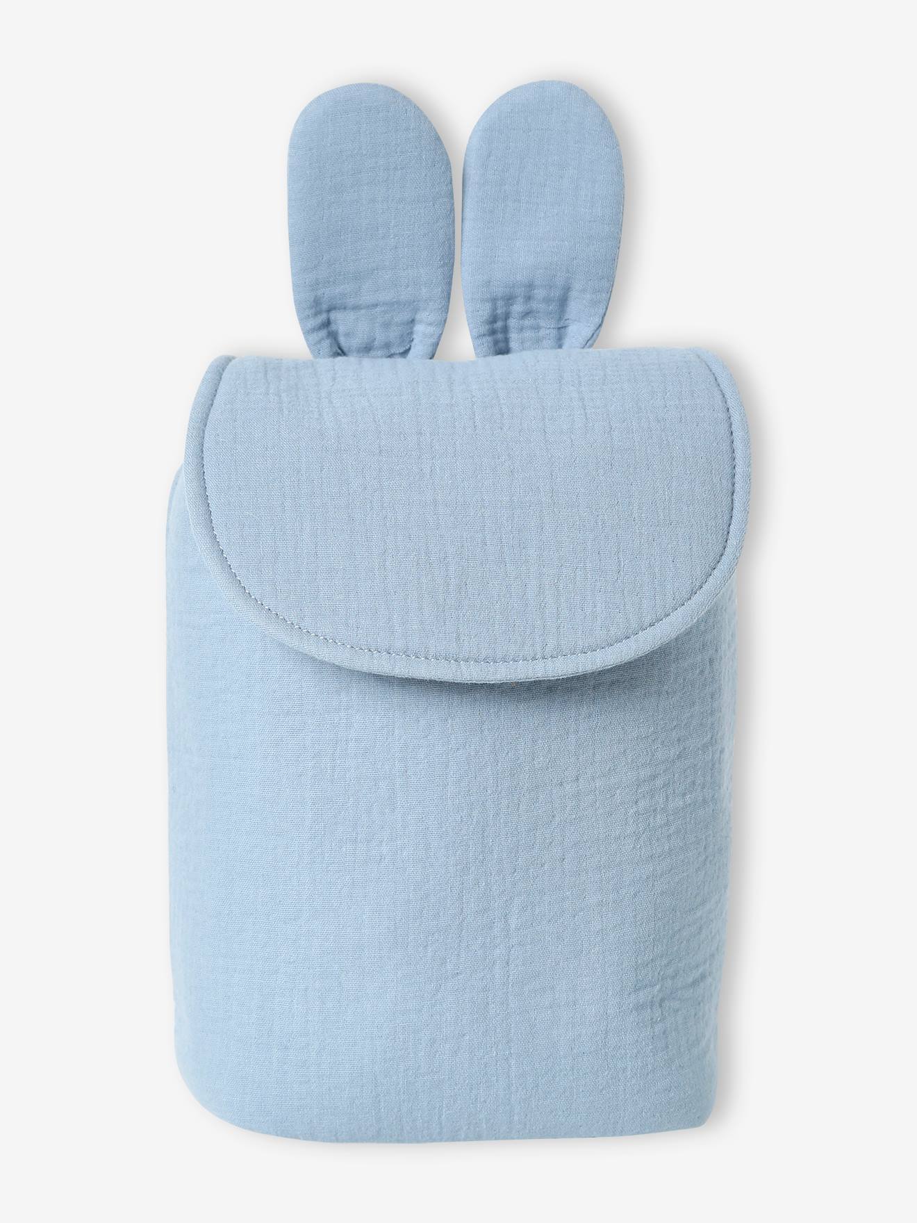 Sac à dos personnalisable en gaze de coton vieux rose