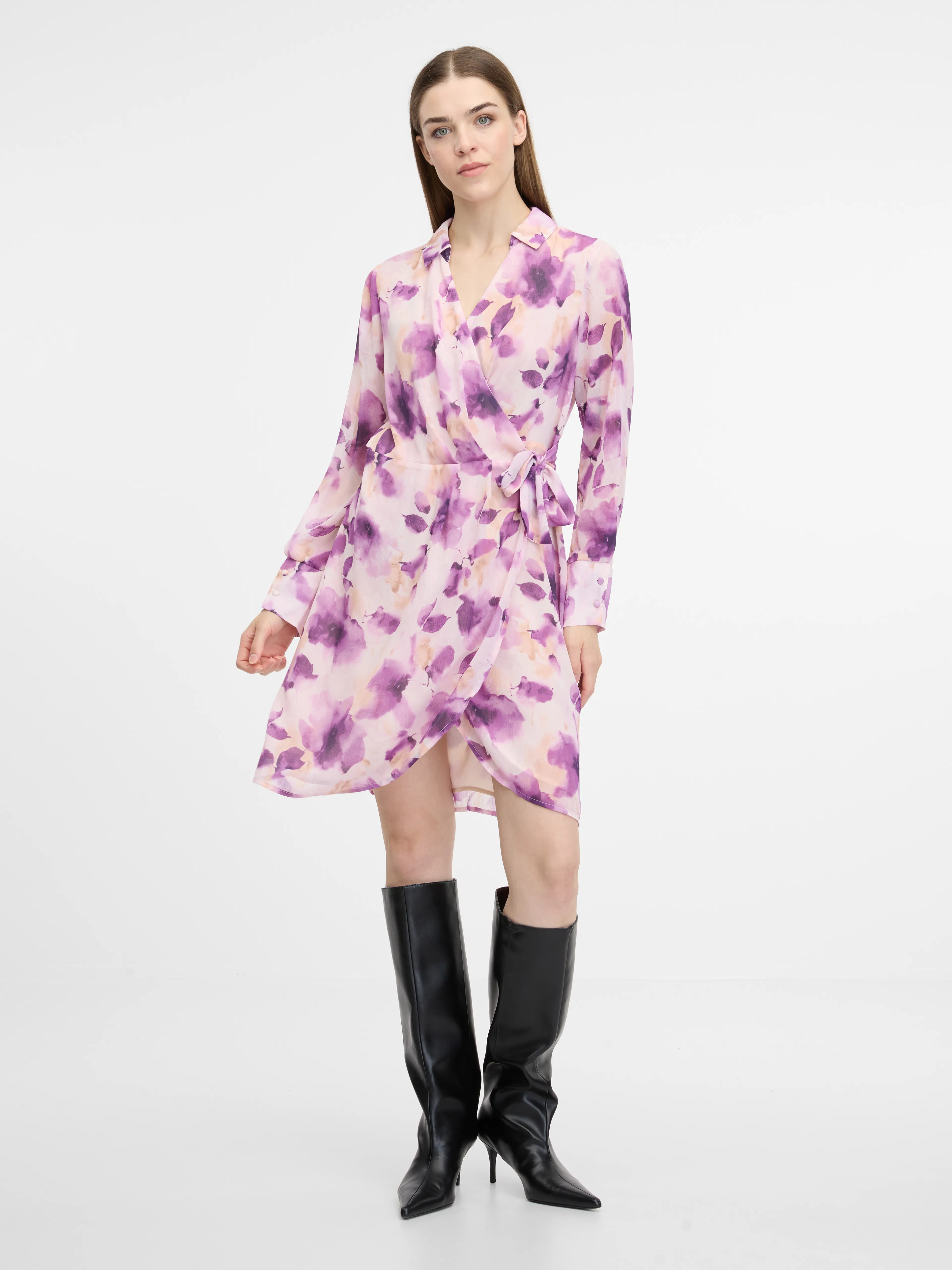 Rosa knielanges Damenkleid ORSAY