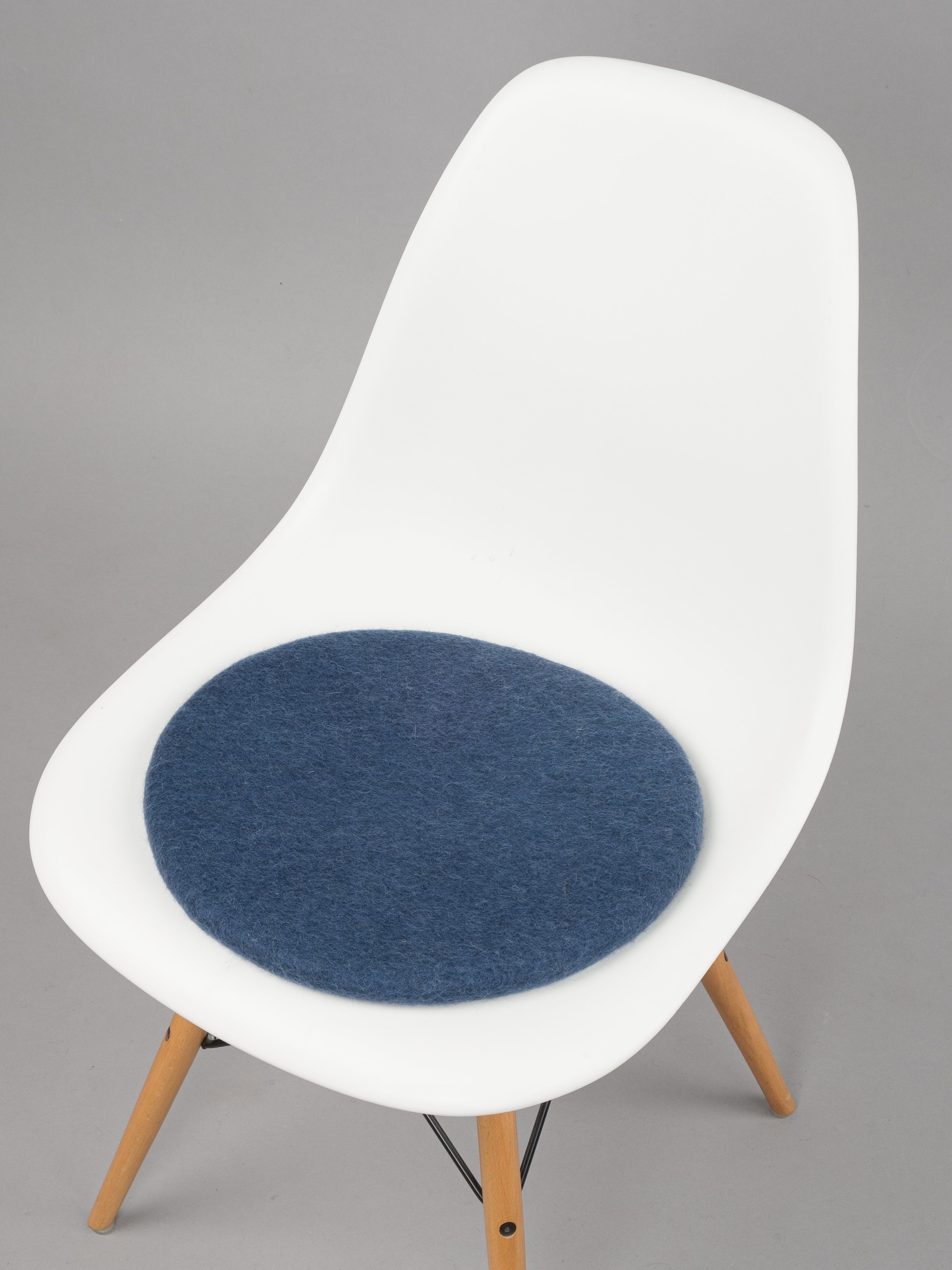 myfelt Stuhlkissen Filz Sitzauflage ⌀ 36 cm, 100% reiner Schurwolle, rund, schmutzabweisend