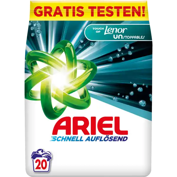 Universal+ Pulver Touch of Unstoppables Vollwaschmittel 20WL