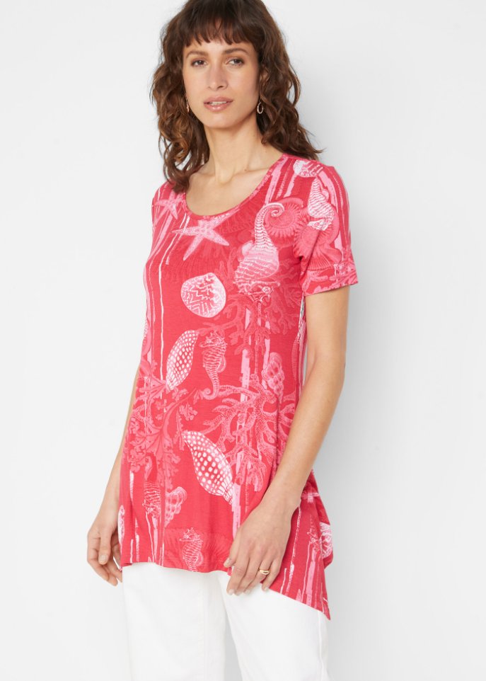 Longshirt mit Zipfel