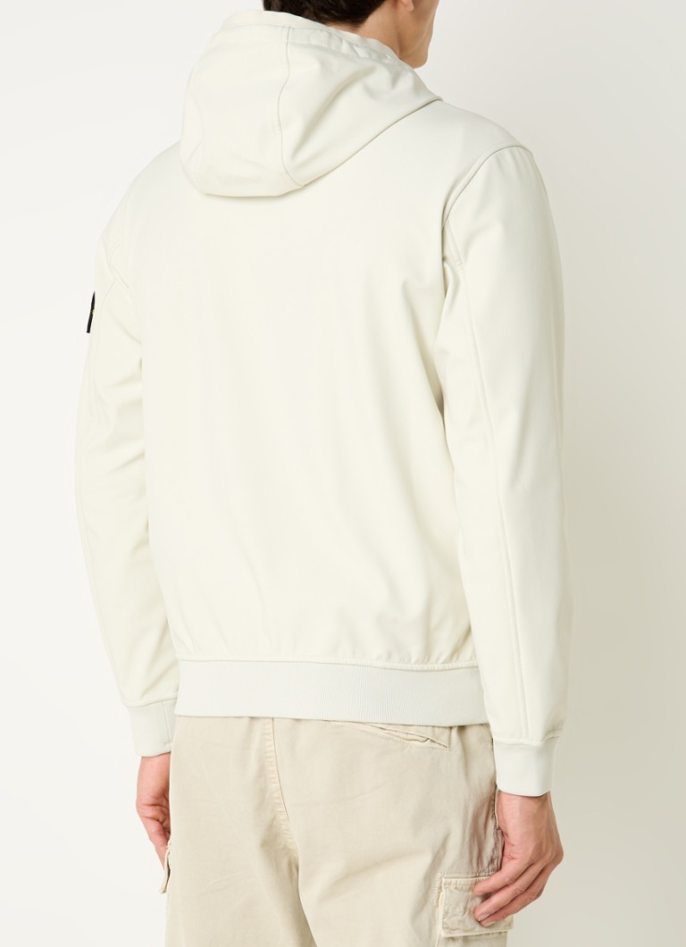 Μπουφάν Stone Island 8115Q softshell με τσέπες με φερμουάρ και λογότυπο