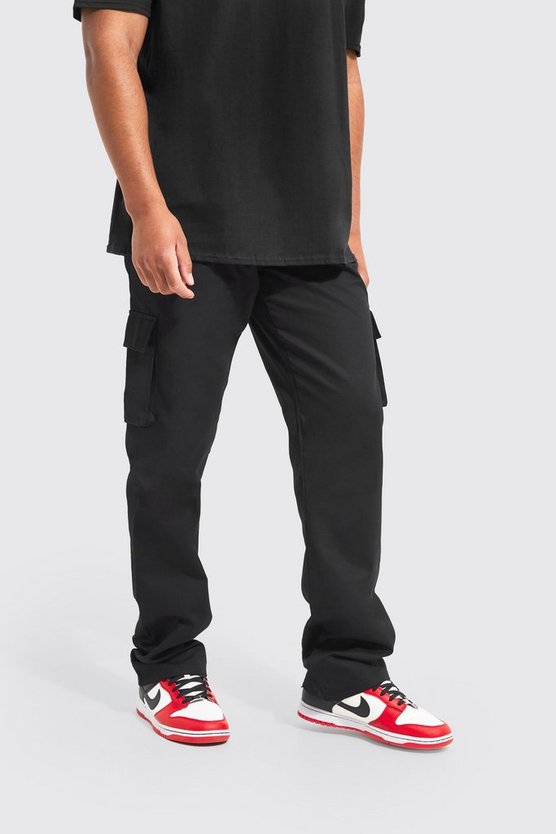 Tall lockere Cargo Chino-Hose