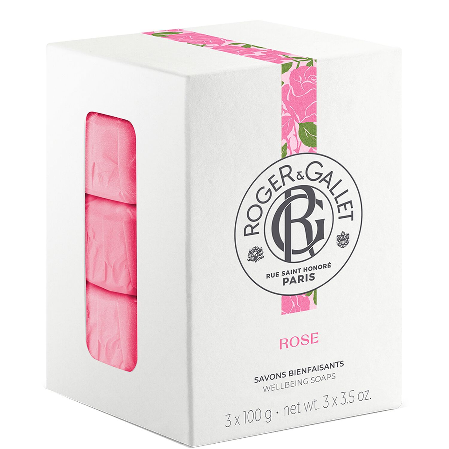 Roger&Gallet Rose Coffret Trio Savons Bienfaisants