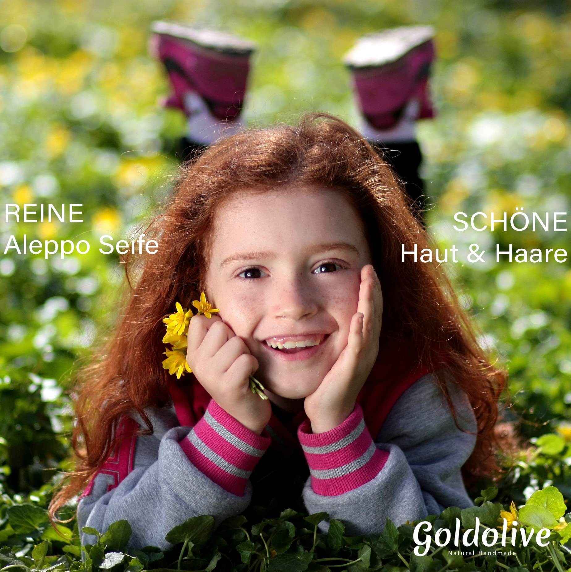 Goldolive Rohseife Goldolive® Handgemachte Aleppo Seife - [2 X 200g] - Traditionelle Olivenölseife Naturseife - 5% Lorbeeröl & 95% Olivenöl - vegan & palmölfrei, 2-tlg.