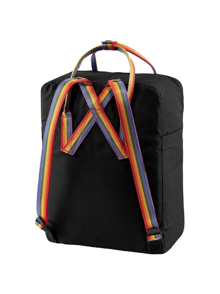 FJÄLLRÄVEN Rucksack Kanken Rainbow in schwarz günstig kaufen onesize