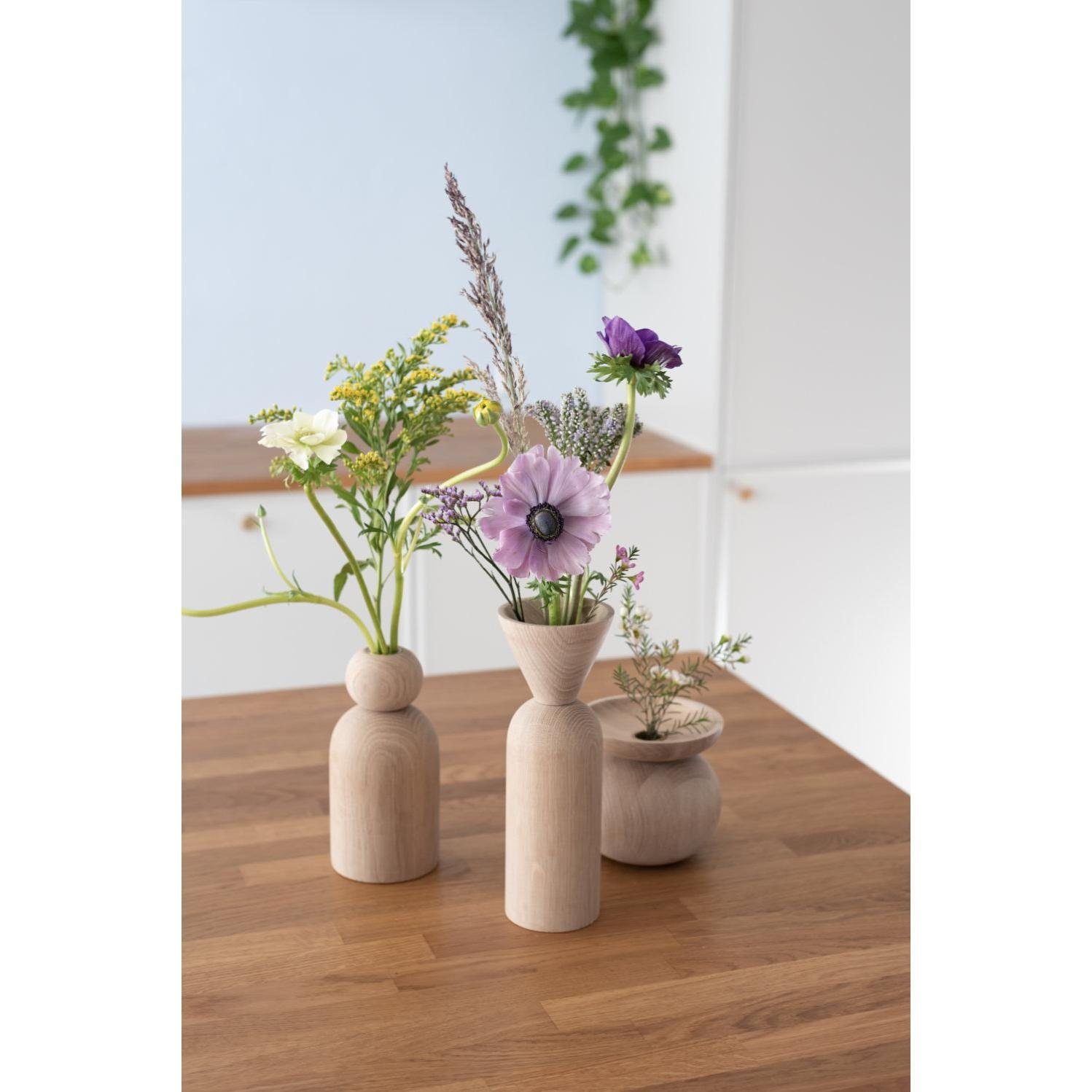 Applicata Dekovase Vase Shape Bwol Eiche natur