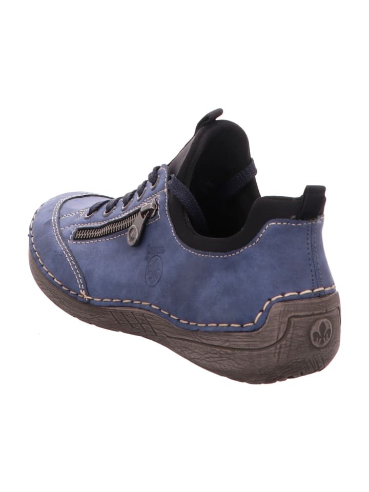 rieker Komfort Schnürschuhe in Blau günstig kaufen