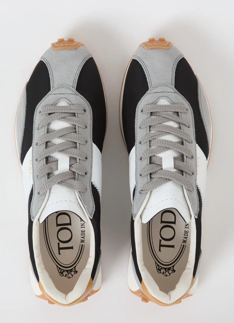 Tênis Tod's Sportivo Active com detalhes em camurça