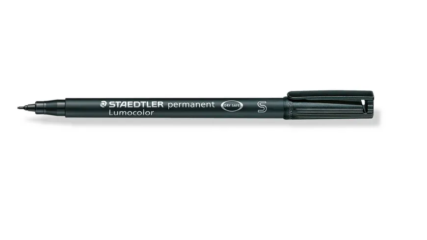 STAEDTLER  Universalstift LUMOCOLOR superfein wasserfest schwarz