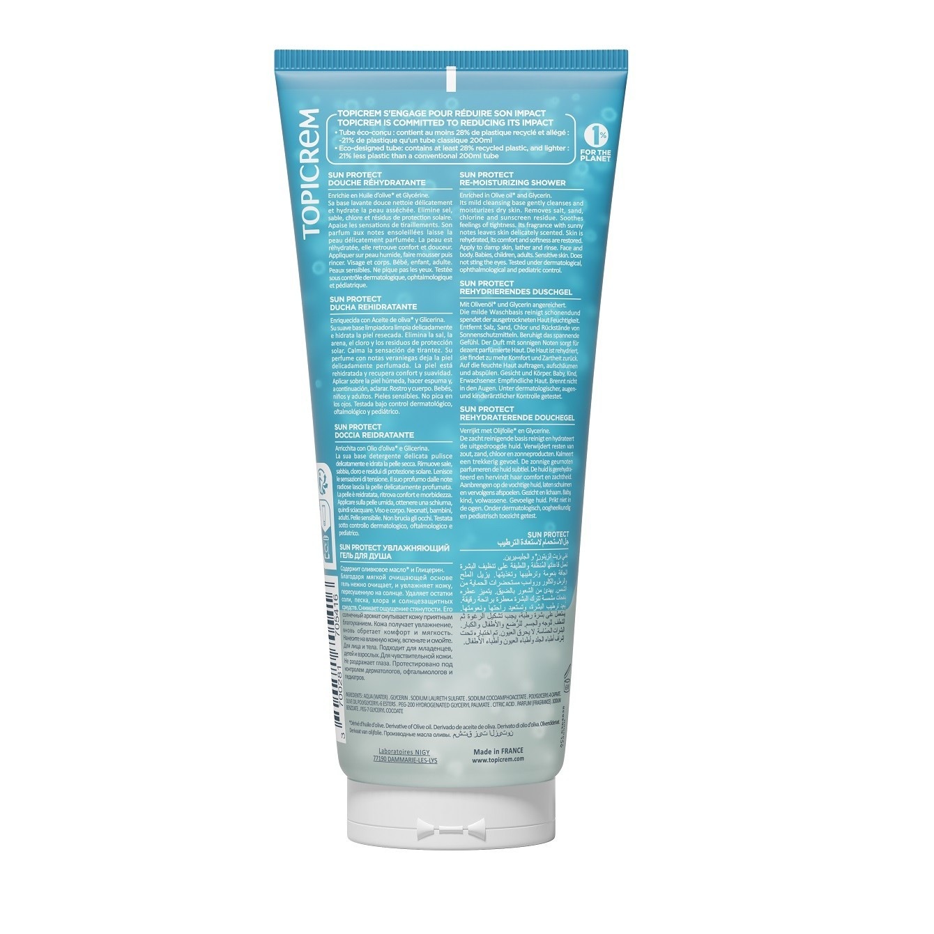 Topicrem SUN Protect Rehydrerende Shower Gel