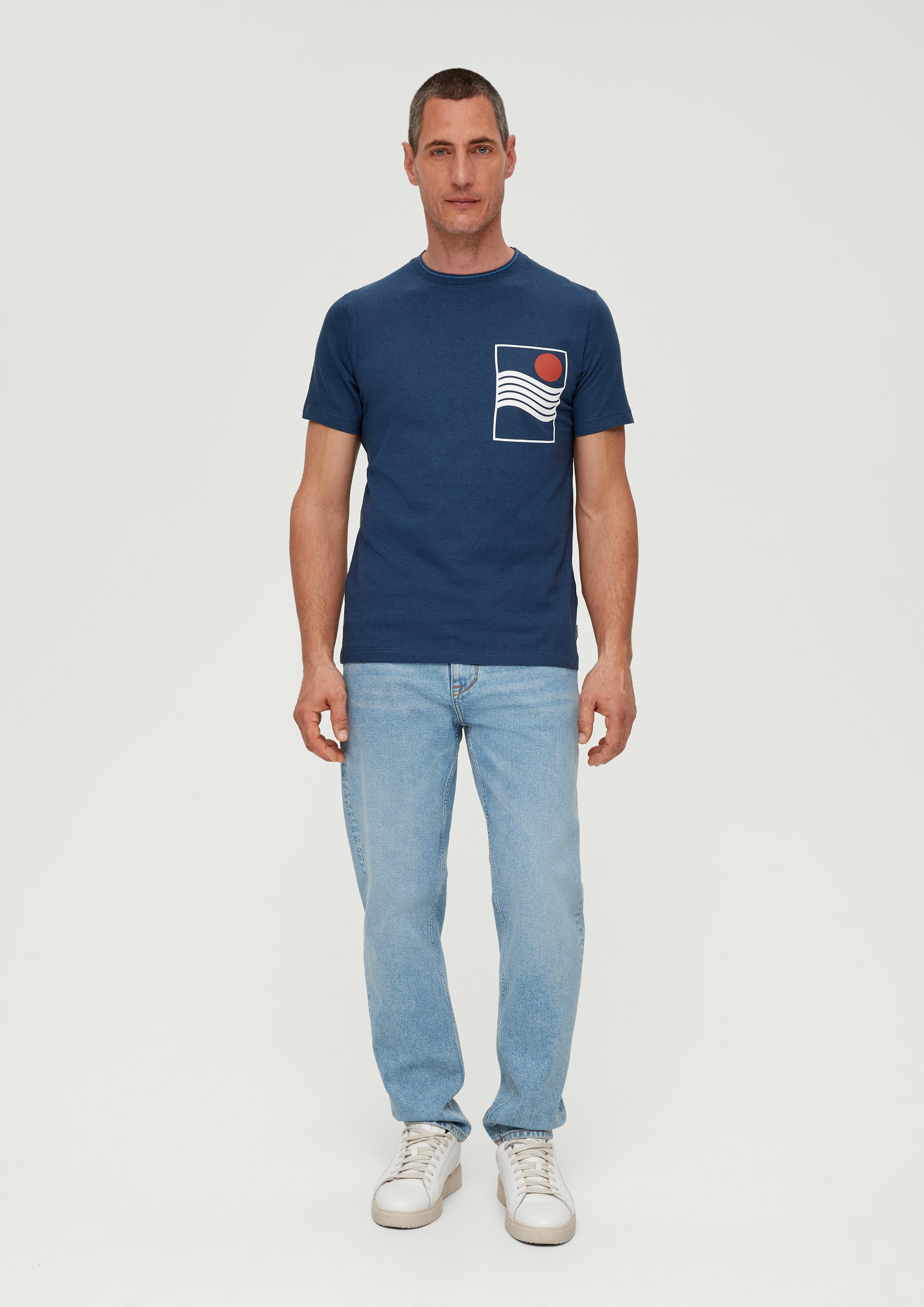 T-Shirt aus Leinenmix  2131576-58D1