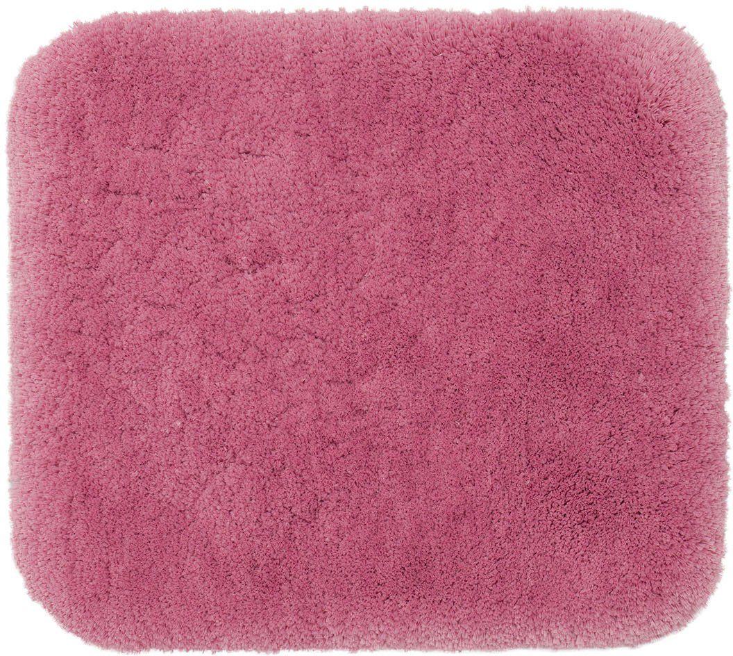 Badematte DELUXE Gözze, rutschhemmend beschichtet, fußbodenheizungsgeeignet, Polyester, rechteckig, mit extra hohem Flor