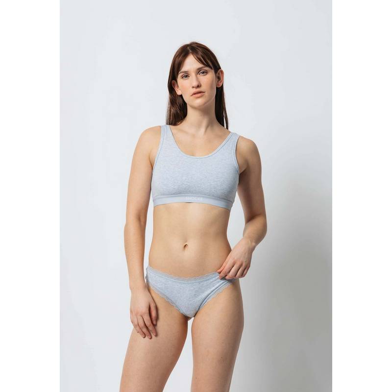 Snocks Tangas mit Spitze aus Bio-Baumwolle Unterhose Damen