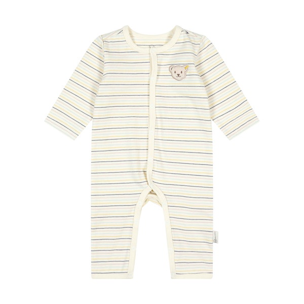 Strampler langarm, beige für Mädchen