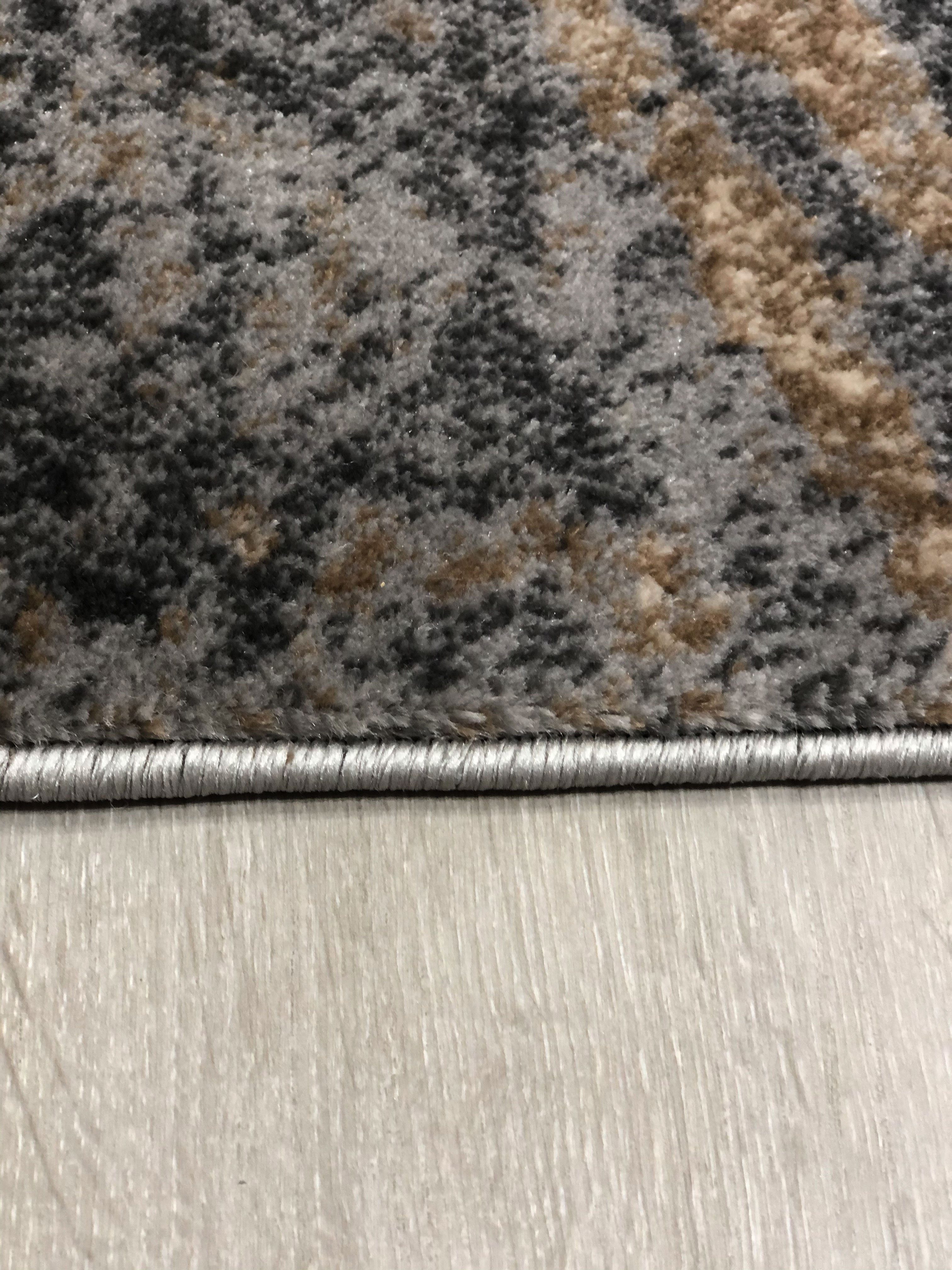 Hochflor-Teppich Hochwertiger Teppich Wohnnzimmer 2715-Braun, TEPPIA, Höhe: 150 mm, Wohnzimmerteppich Teppichläufer Rutschfest Küchenteppich