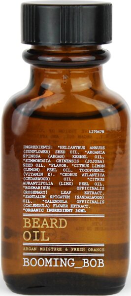 Booming Bob Beard Oil Argan Moisture & Fresh Orange Bartöl