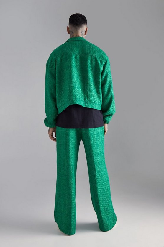 Tall Bouclee Jogginghose mit weitem Bein