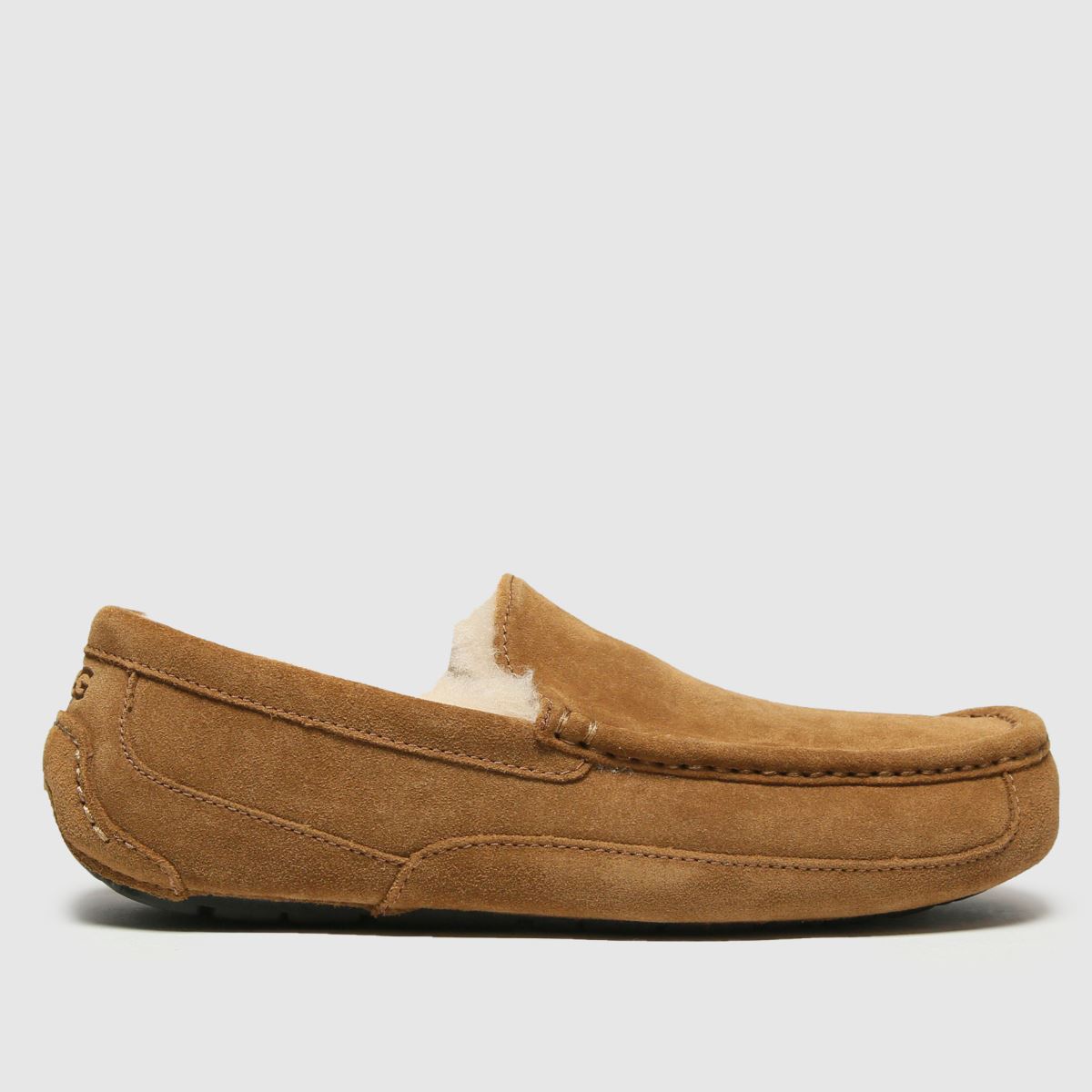 UGG – Ascot-tofflor i kastanjebrun färg