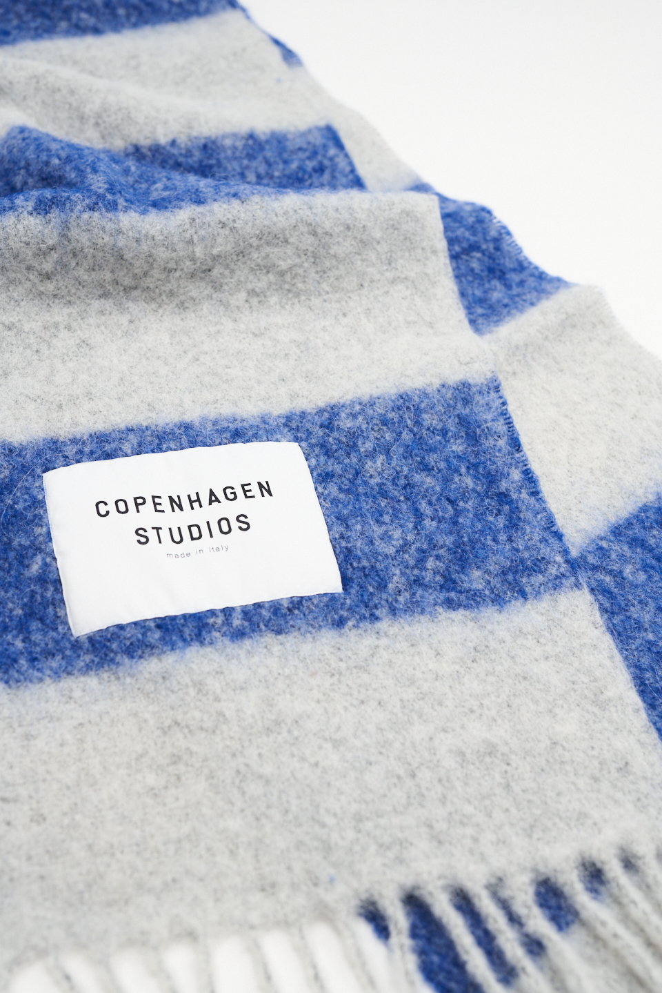 CPH SHAWL 3 wool mix royal blue