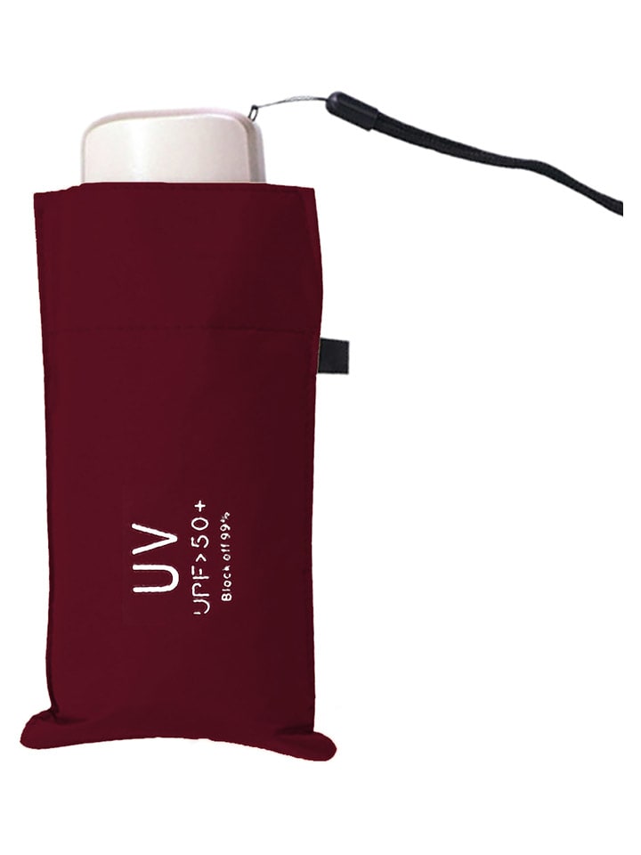 Le Monde du Parapluie Taschenschirm in Dunkelrot - Ø 93 cm günstig kaufen onesize