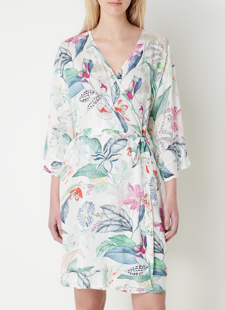 Laurence Tavernier Bahamas kimono med blomstertrykk