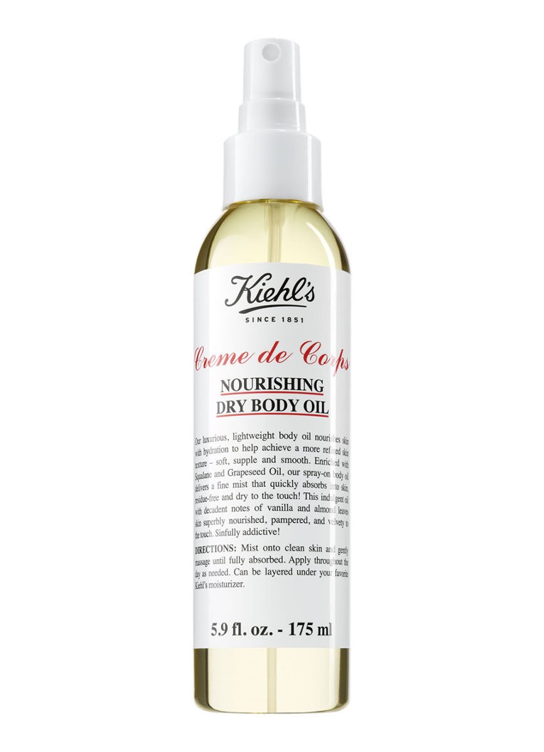 Kiehl's Crème de Corps barojoša sausā ķermeņa eļļa - ādas eļļa
