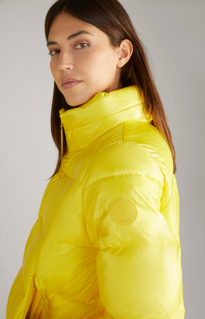 Steppjacke in Gelb