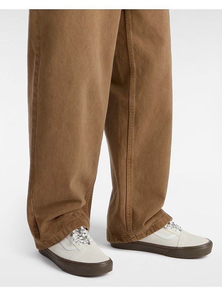 Vans Leder-Sneakers in Creme günstig kaufen