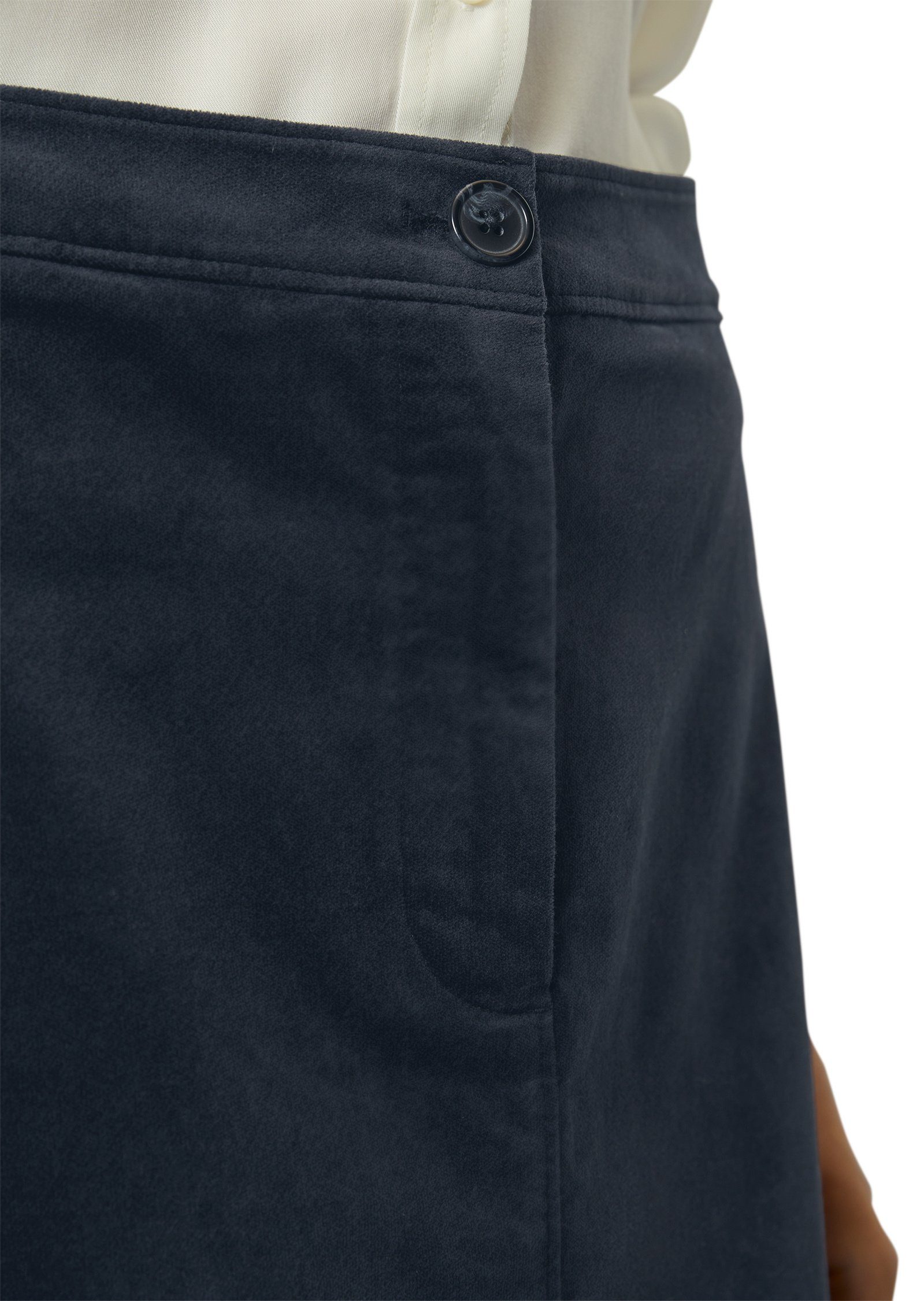 Marc O'Polo Webrock aus stretchigem Samt